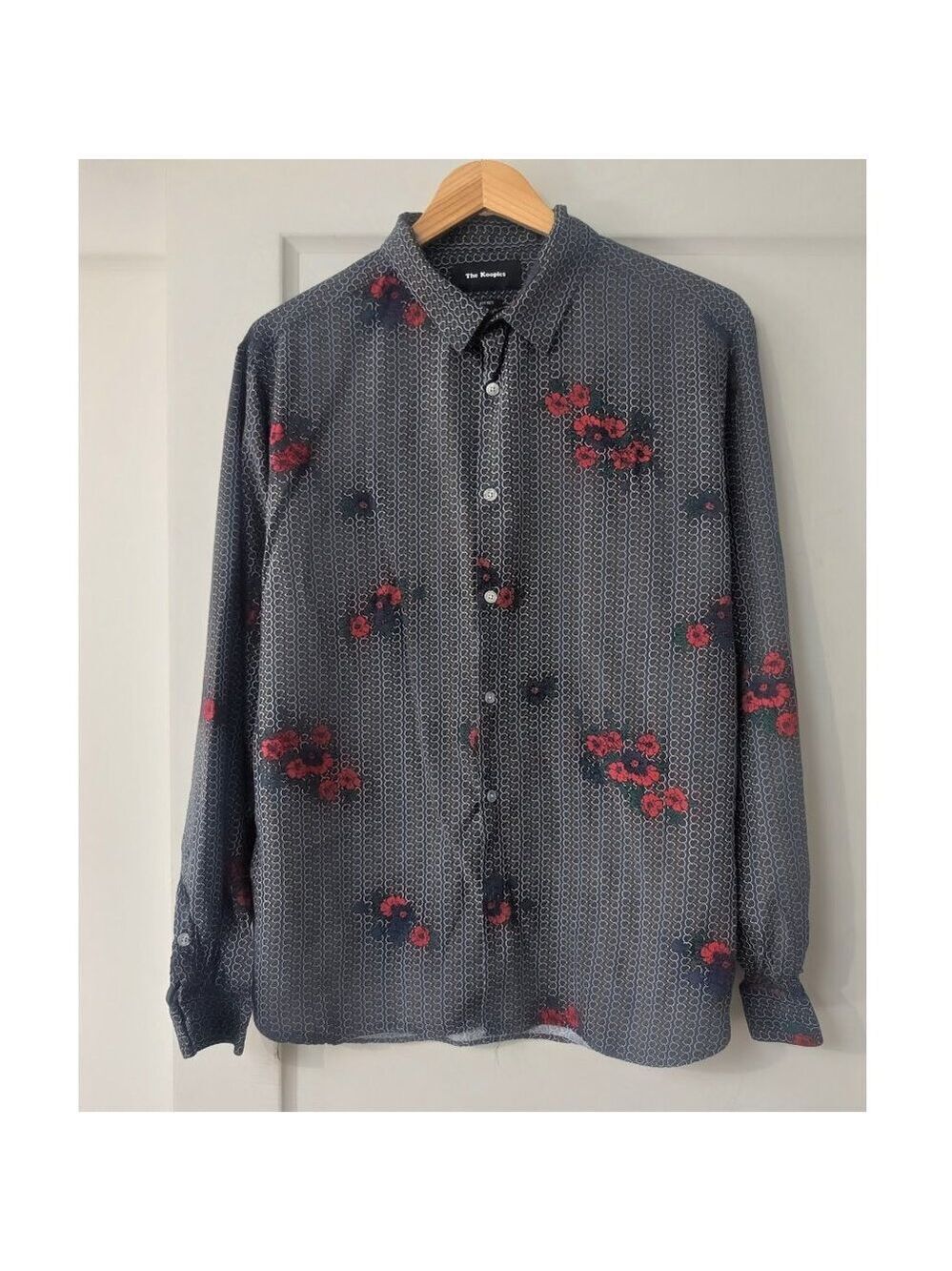 The Kooples | Men's Floral Chain Print Fitted Shirt